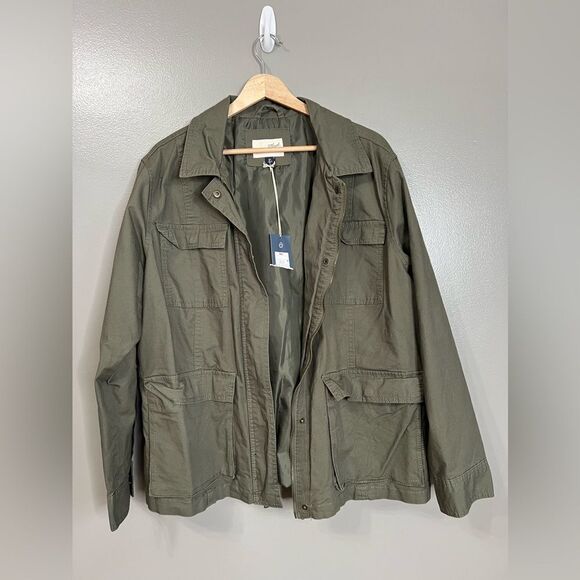 Universal Thread army green jacket size xxl baddie hobo grunge New - Picture 6 of 8